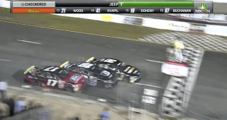 Max Gutiérrez’s winning pass at New Smyrna Speedway