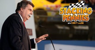 Mike Helton reflects on the honor of receiving the landmark award from NASCAR Hall of Fame