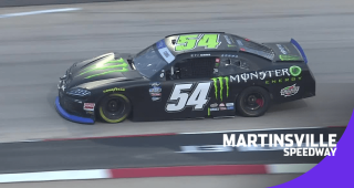 Ty Gibbs wins at Martinsville after turning Brandon Jones at the buzzer