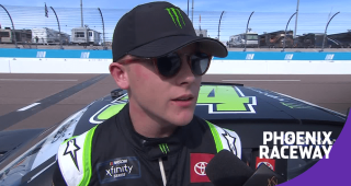 ‘We’ll hammer down tonight’: Ty Gibbs snags pole for today’s Xfinity title race at Phoenix