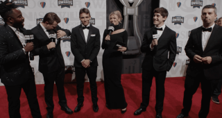 NASCAR Roots champions walk the NASCAR Awards red carpet in Nashville