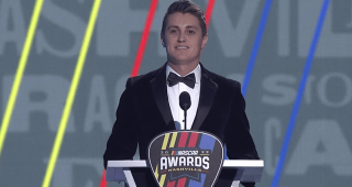 Zane Smith gets emotional during champion speech