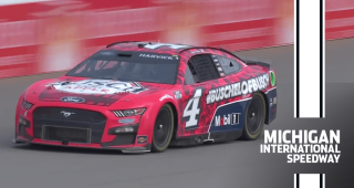Kevin Harvick ends losing streak with win at Michigan