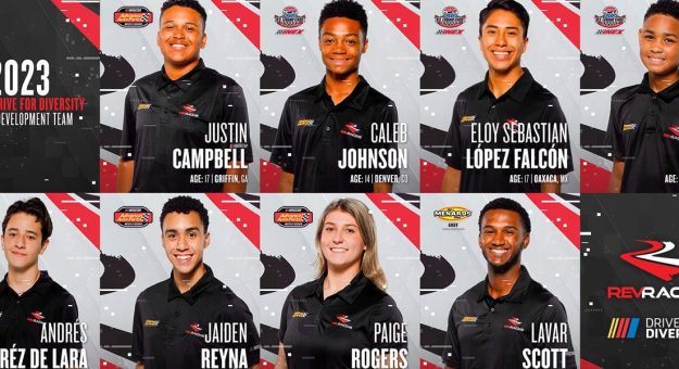Visit NASCAR y Rev Racing presentaron a los pilotos para Drive for Diversity 2023 page