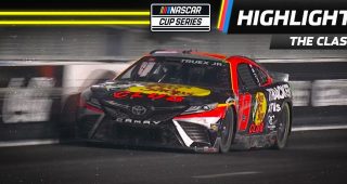 See Truex take the checkered flag at Los Angeles Memorial Coliseum