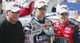 Jimmie Johnson remembers blowing his engine during a burnout