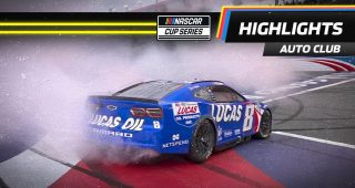 ‘Rowdy’ burns it down for the fans at Auto Club