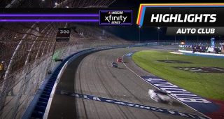 John Hunter Nemechek holds off charge from Sam Mayer to win at Auto Club