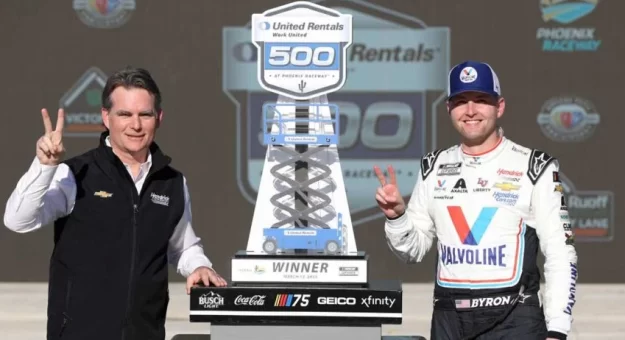 Visit Todos los pilotos de Hendrick Motrosports con victorias en la NASCAR Cup Series page