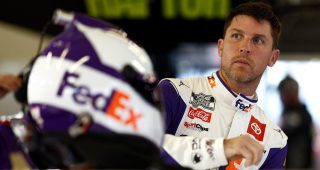 Denny Hamlin penalized after intentional contact with Chastain at Phoenix