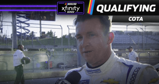 AJ Allmendinger will start P1 for the Xfinity Series race at COTA