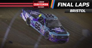 Joey Logano sweeps Truck Series stages in dominant day on Bristol’s dirt