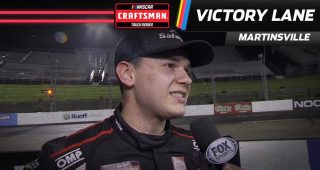 Corey Heim captures the checkered in a Martinsville race cut short