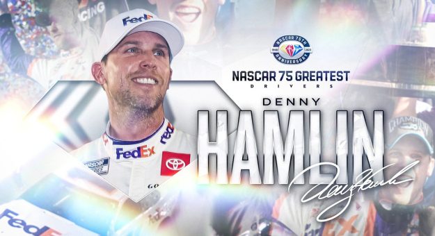 Visit Denny Hamlin entró a la lista de los 75 Mejores Pilotos de la NASCAR page