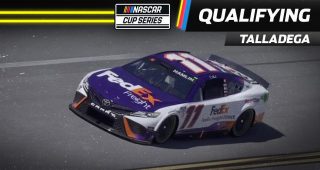 Hamlin shakes and bakes to Talladega pole