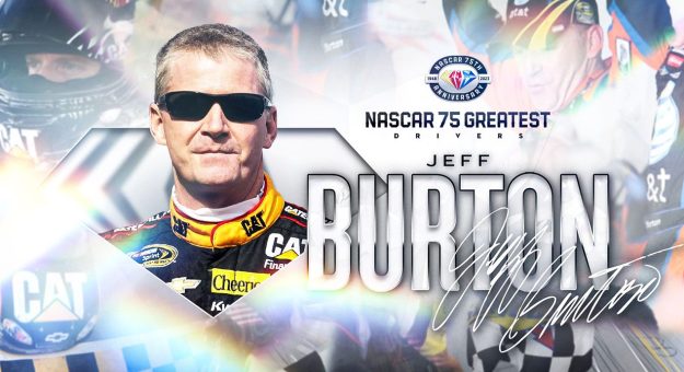 Visit Jeff Burton se sumó a la lista de los 75 Mejores Pilotos de la NASCAR page