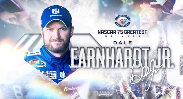 Visit Dale Earnhardt Jr. agregado a la lista de los Mejores 75 pilotos de la NASCAR page