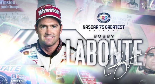 Visit Bobby Labonte agregado a la lista de los 75 Mejores Pilotos de la NASCAR page