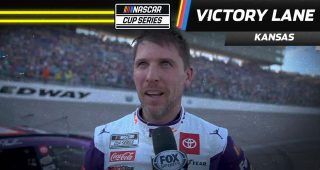 Hamlin on passing Larson: ‘Glad he was able to at least finish’