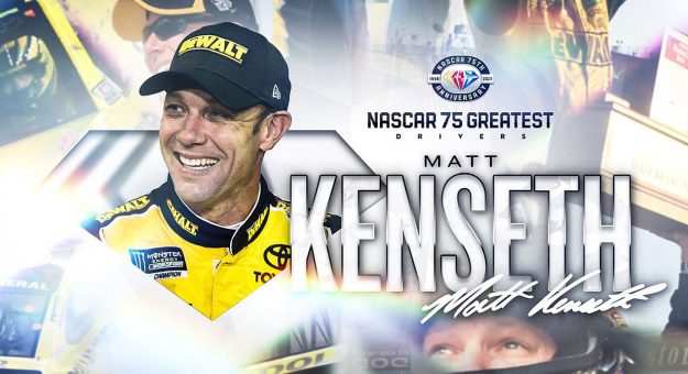Visit Matt Kenseth se unió a la lista de los 75 Mejores Pilotos de la NASCAR page