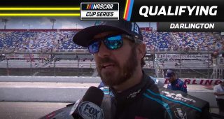 Martin Truex Jr. closely beats Bubba Wallace for Darlington Pole