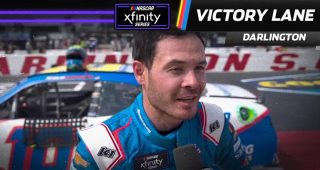 ‘What an exciting race there’: Kyle Larson takes P1