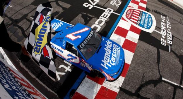 Visit Kyle Larson ganó la Tyson 250 de la Truck Series en North Wilkesboro Speedway page