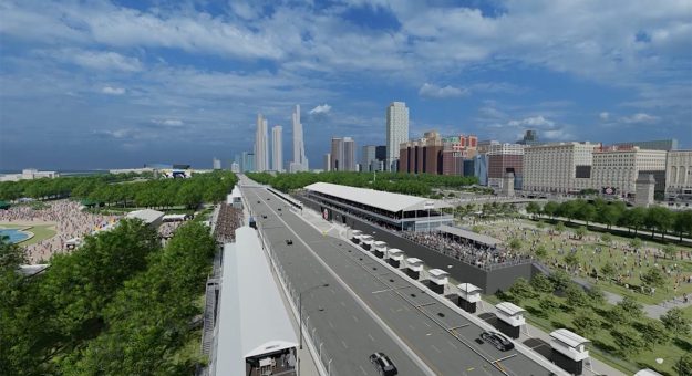 Visit Vuelta virtual al Chicago Street Course para la carrera de la Cup Series 2023 page