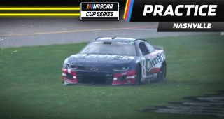 Kyle Busch spins in Cup practice at Nashville