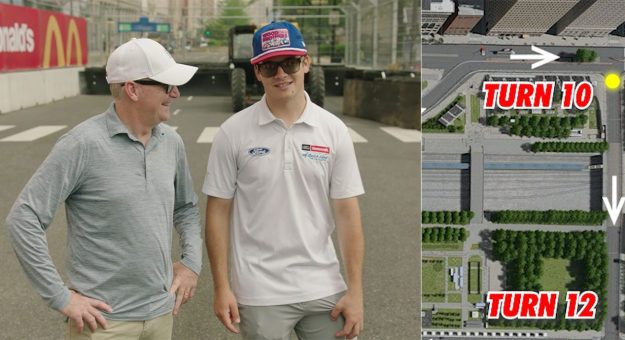 Visit Recorrido a pie por el Chicago Street Course con Jeff y Harrison Burton page