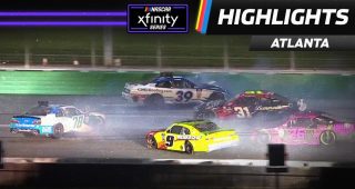 Eleven-car accident sweeps NXS field at Atlanta