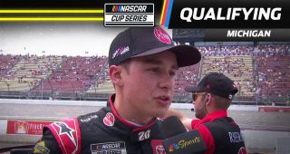 Bell gets off ‘struggle bus’ with Michigan pole win