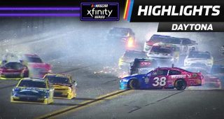 Big wreck early in Stage 2 catches 12 cars