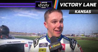 Championship favorite? John Hunter Nemechek reacts to winning Kansas