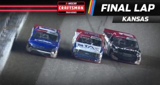 Three’s Company: Christian Eckes pulls away late to win at Kansas