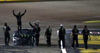 Photo Memory: Kurt Busch’s emotional reaction to 2020 Las Vegas win