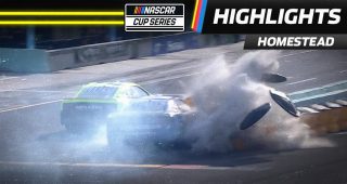 Larson’s race ended after run-in with Blaney, barrels entering pit road