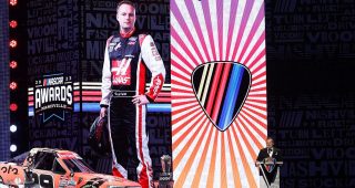 Xfinity champion Cole Custer celebrates 2023 crown at the NASCAR Awards