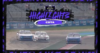 Larson skates by dueling SVG and Austin Hill on final lap for the Xfinity win at COTA
