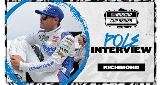 Kyle Larson takes his first pole of the Cup Series season at Richmond