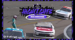Tempers flare as Joey Gase crashes late at Richmond