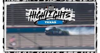 Kyle Busch wrecks hard into outside wall at Texas, No. 8 catches fire