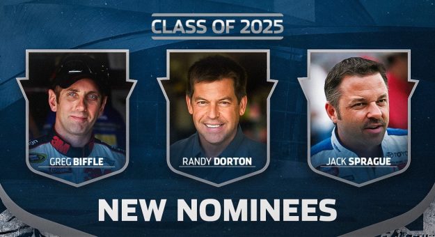 Visit Biffle, Dorton, Sprague nominados a la Clase 2025 del Salón de la Fama de la NASCAR page