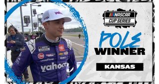 Christopher Bell grabs the pole at Kansas