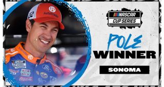 Joey Logano wins third pole of the season at Sonoma