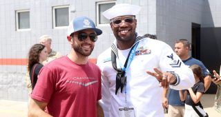 Drivers give thanks to those who serve