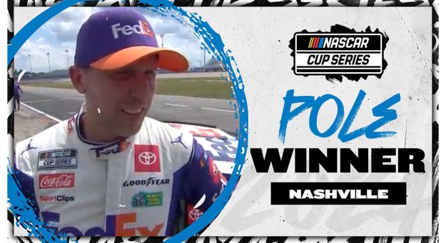 Visit Denny Hamlin ganó la Pole Position para la Ally 400 de la Cup Series 2024 en Nashville page