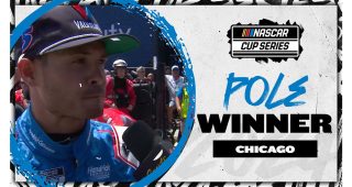 Kyle Larson wins pole for Chicago Street Race