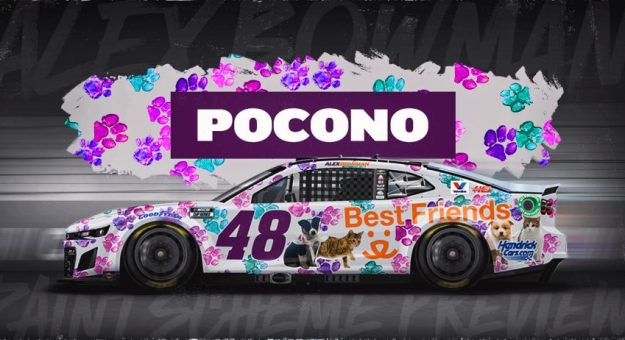 Visit Autos con nuevo look para el fin de semana NASCAR 2024 en el Pocono Raceway page