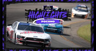 Cole Custer rallies to claim first win of the 2024 season at Pocono